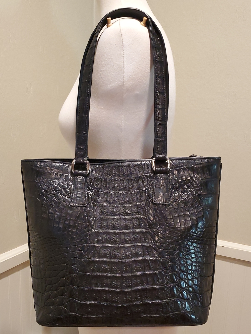 Real Crocodile Tote By Nina Raye